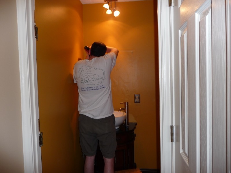 19 Installing the towel bar.JPG